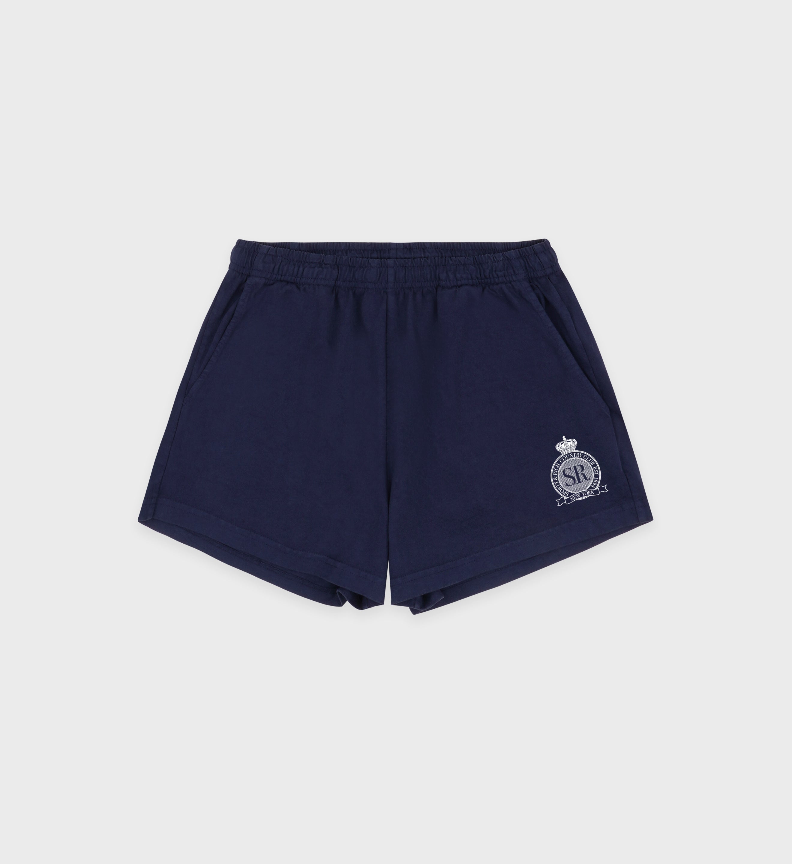 Royal Club Disco Short - Navy/White