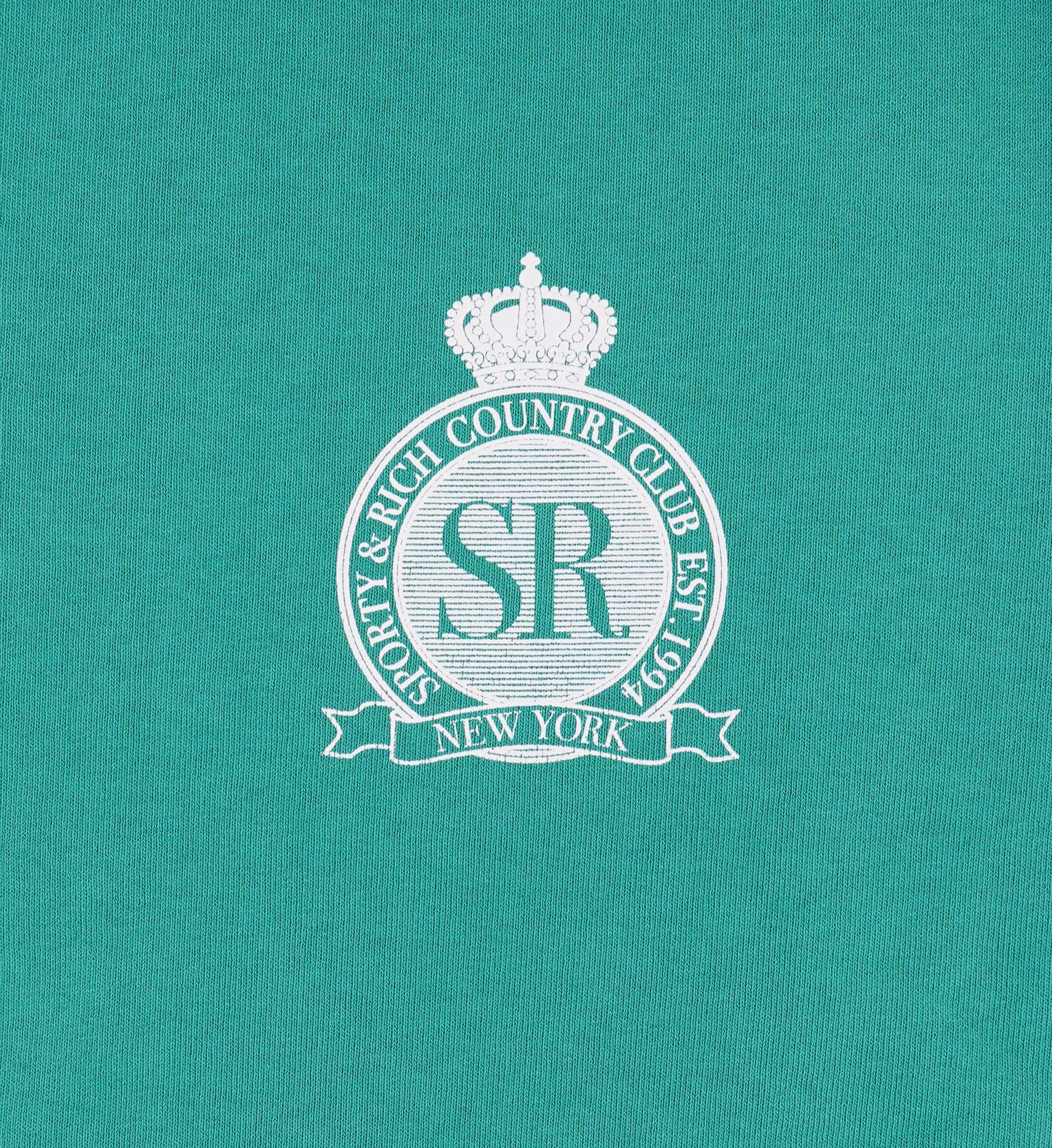 Royal Club Disco Short - Spring Green/White