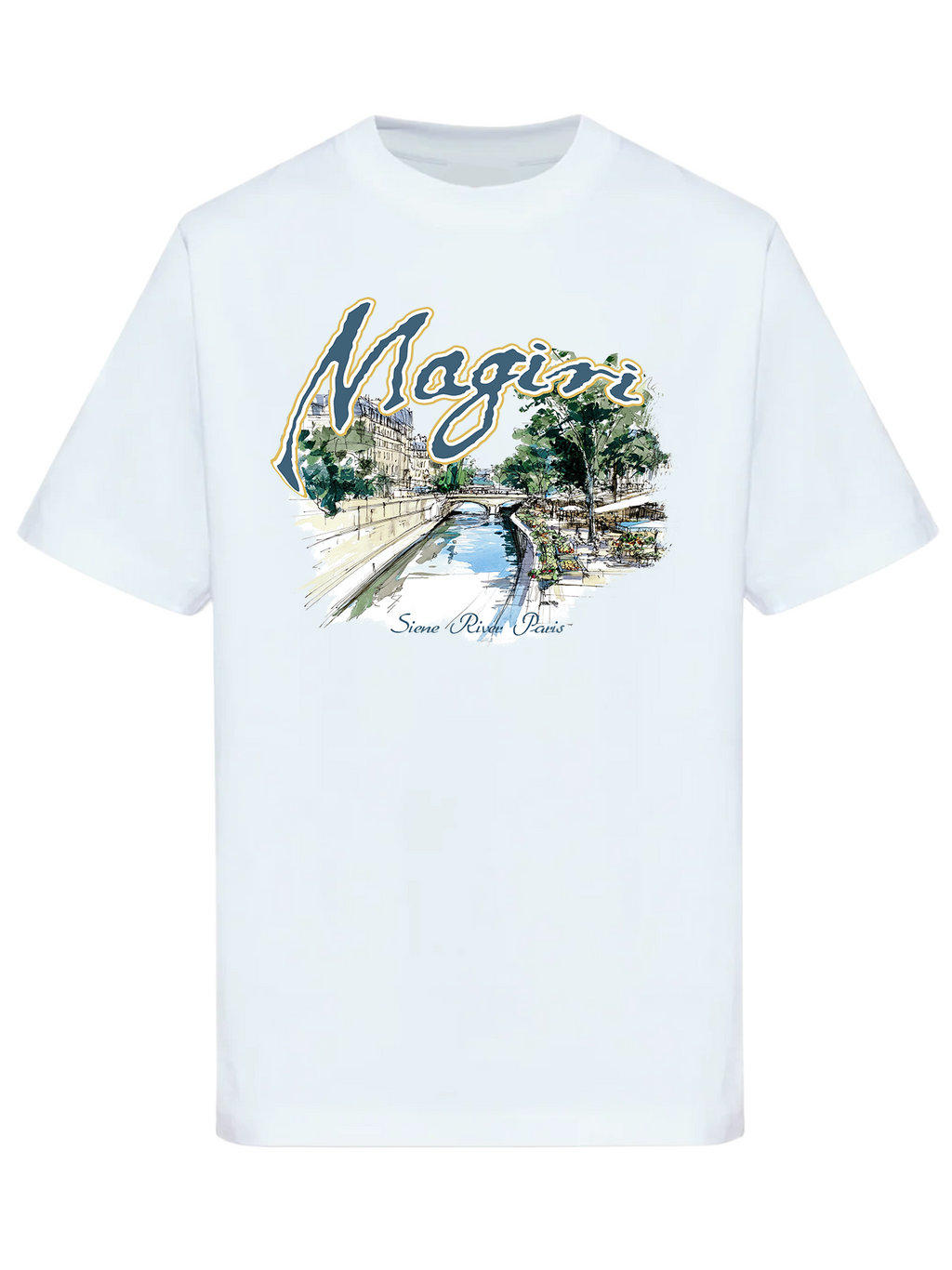 Magiri Seine River Printed T-Shirt in White