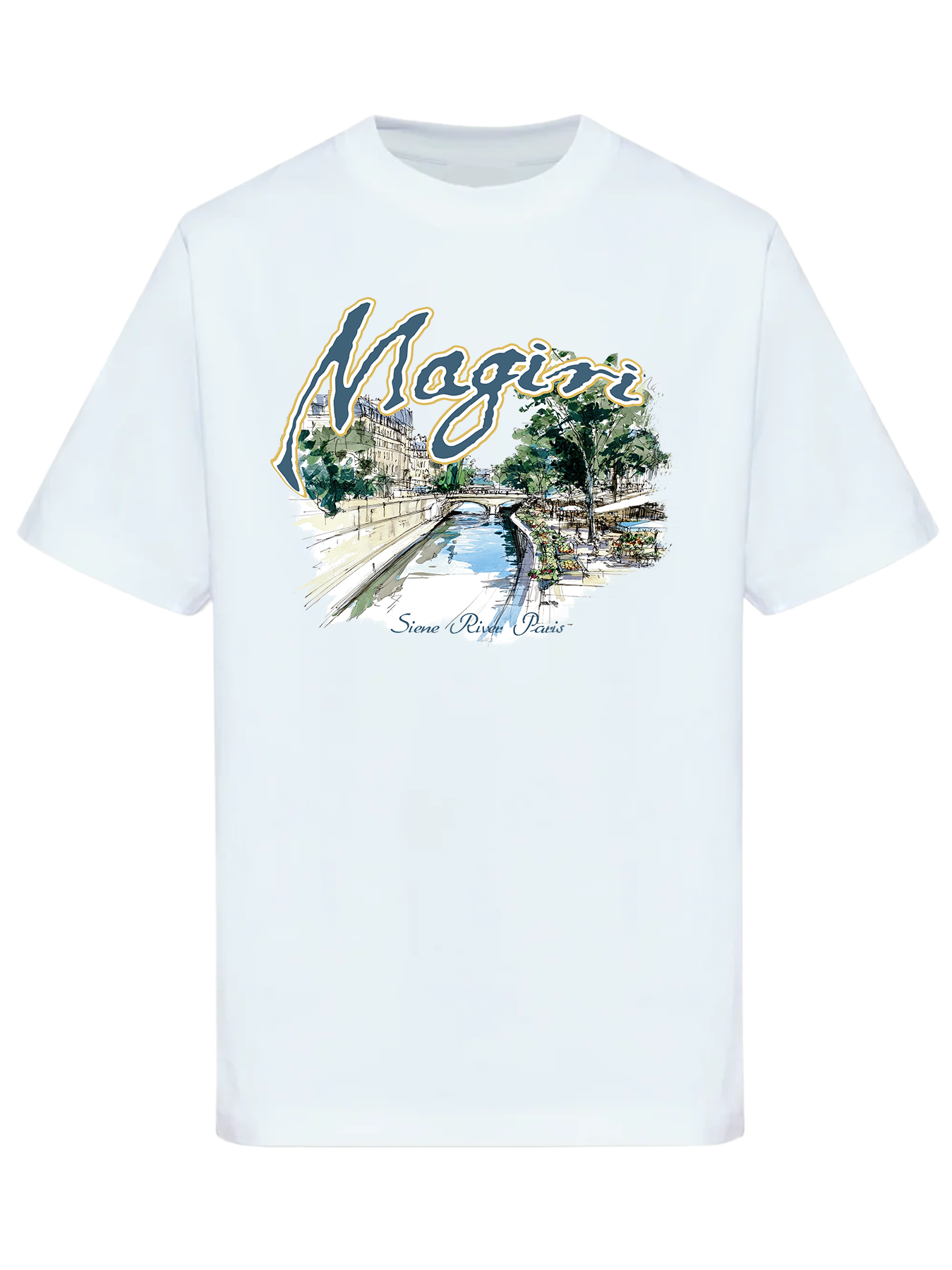 Magiri Seine River Printed T-Shirt in White