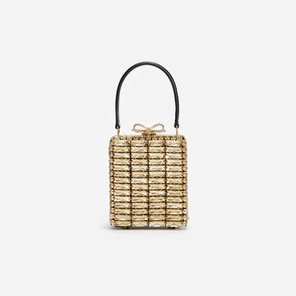 Gold Crystal Micro Bag