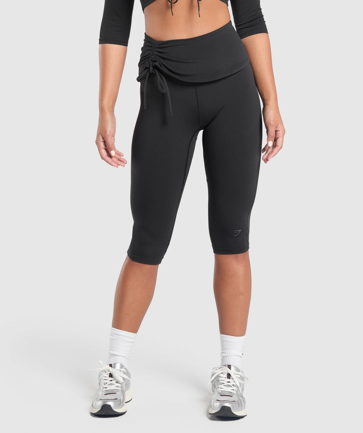 Gymshark Ruched Capri Leggings - Black