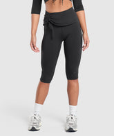Gymshark Ruched Capri Leggings - Black