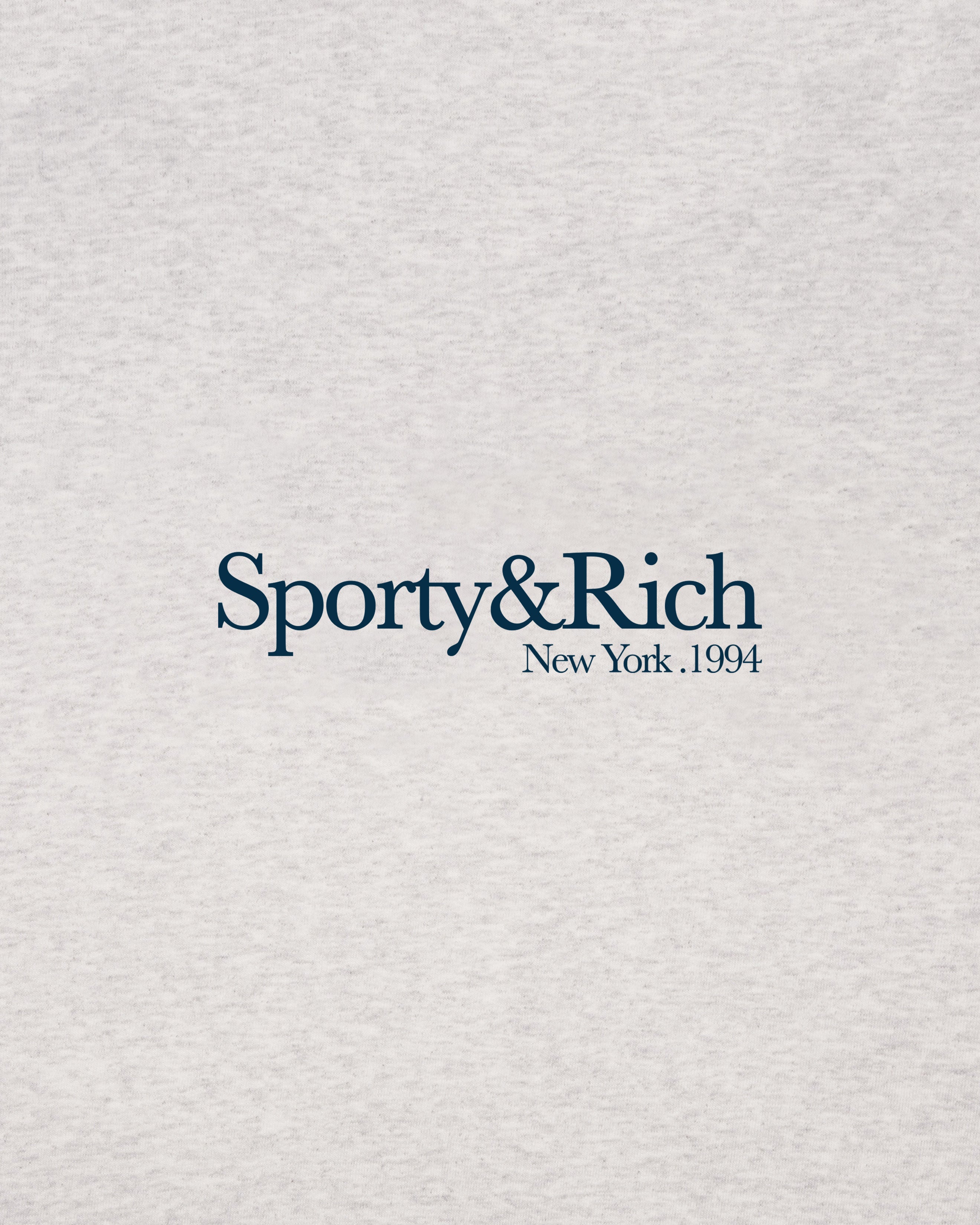 Run Club Crewneck - Heather Gray/Navy