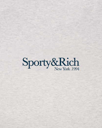 Run Club Crewneck - Heather Gray/Navy
