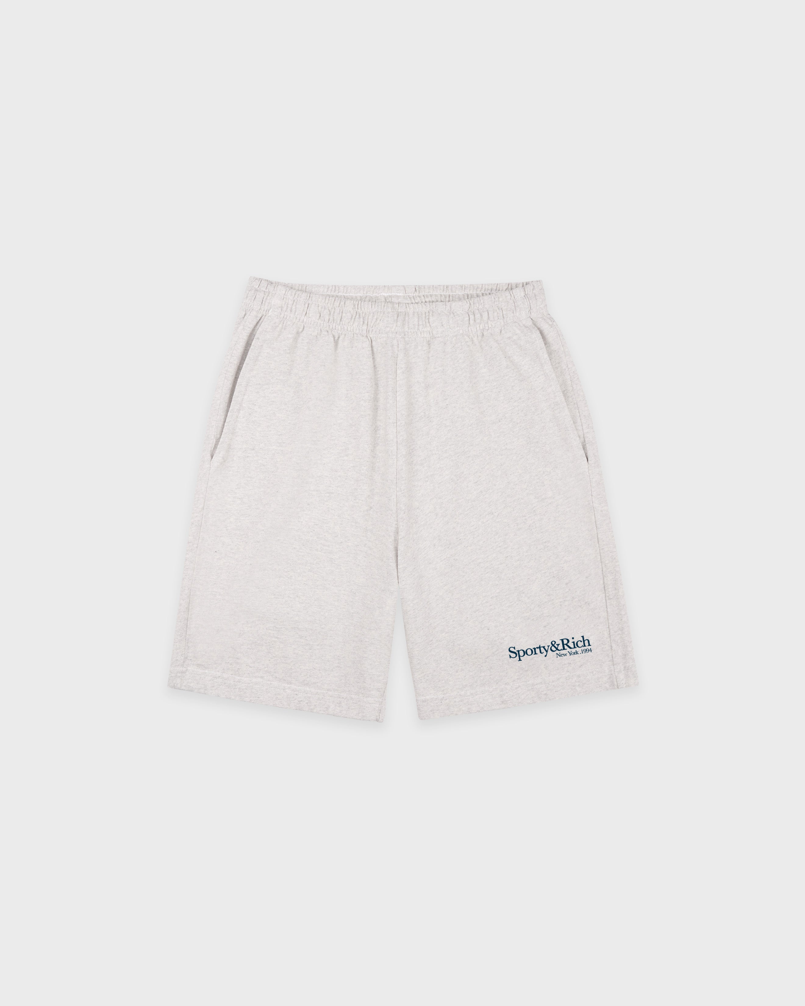 Run Club Gym Short - Heather Gray/Navy