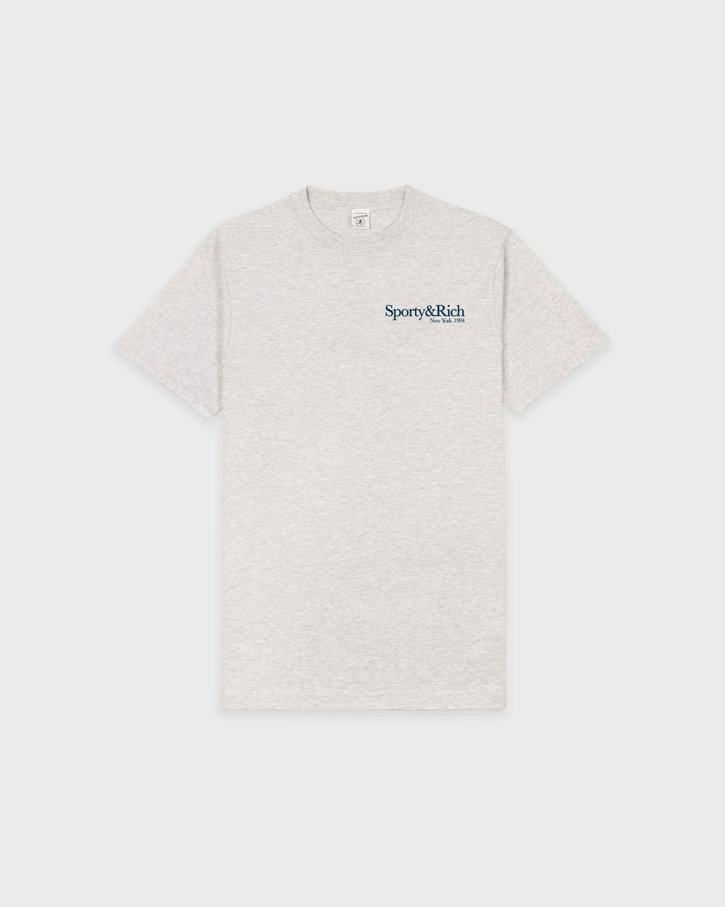 Run Club T-Shirt - Heather Gray/Navy