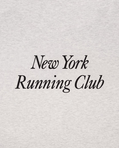 Run Club Zip Hoodie - Heather Gray/Black