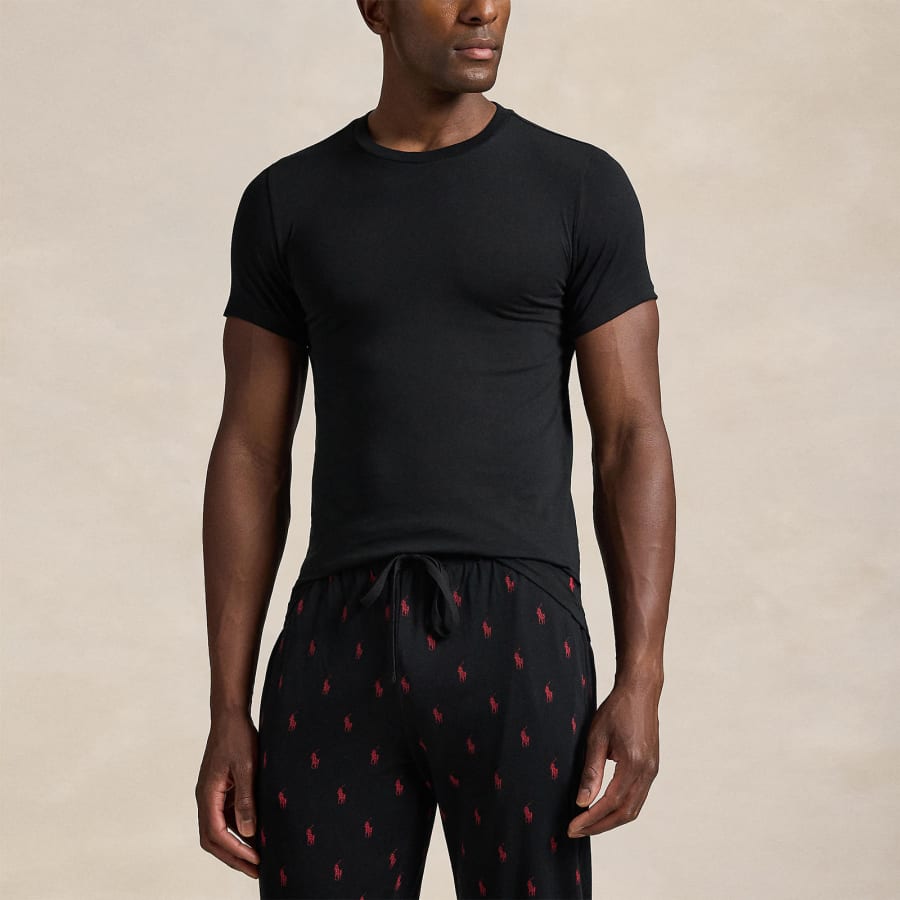 Ralph Lauren 2 Pack Crew Neck T Shirts Black