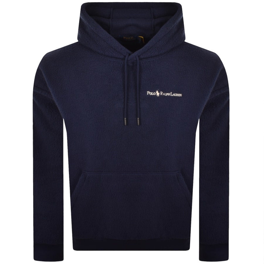 Ralph Lauren Borg Fleece Hoodie Navy