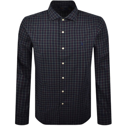 Ralph Lauren Check Long Sleeve Shirt Navy