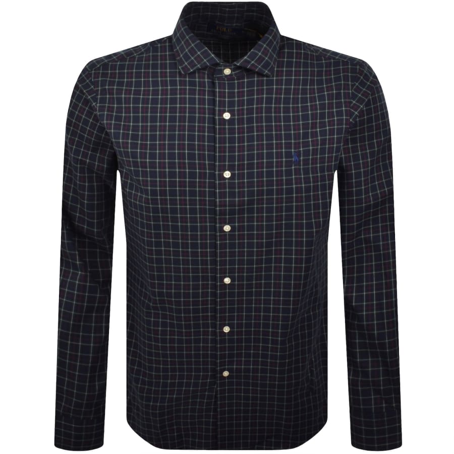 Ralph Lauren Check Long Sleeve Shirt Navy