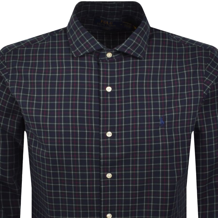 Ralph Lauren Check Long Sleeve Shirt Navy
