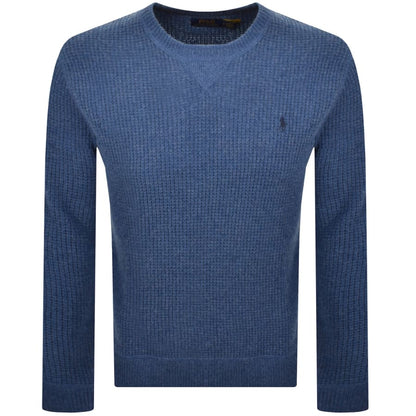 Ralph Lauren Crew Neck Knit Jumper Blue