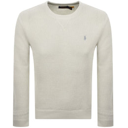 Ralph Lauren Crew Neck Knit Jumper Cream