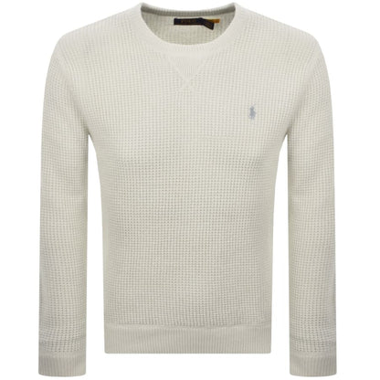 Ralph Lauren Crew Neck Knit Jumper Cream