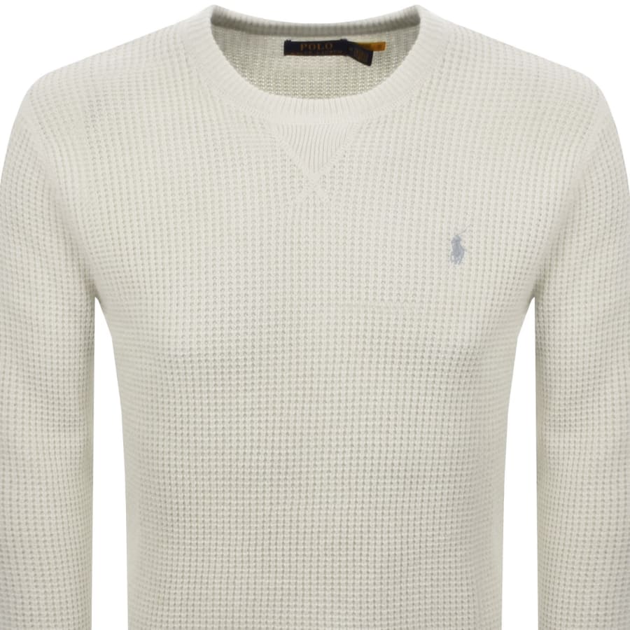 Ralph Lauren Crew Neck Knit Jumper Cream