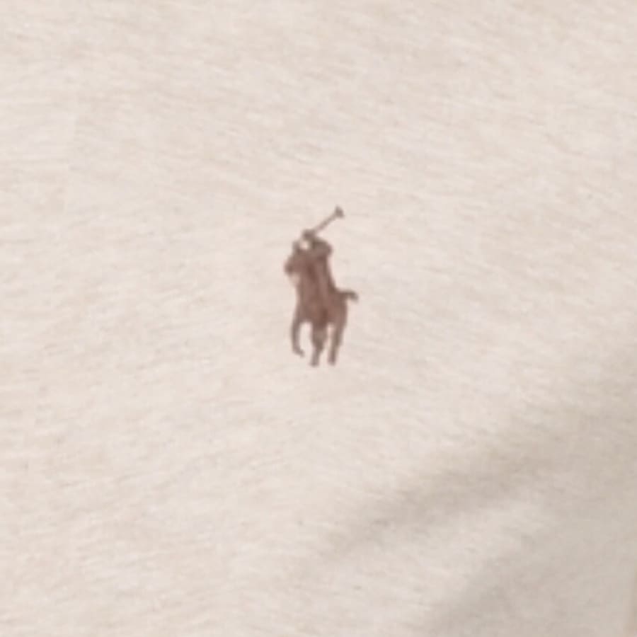 Ralph Lauren Crew Neck Slim Fit T Shirt Beige