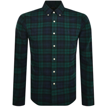 Ralph Lauren Custom Fit Long Sleeve Shirt Green