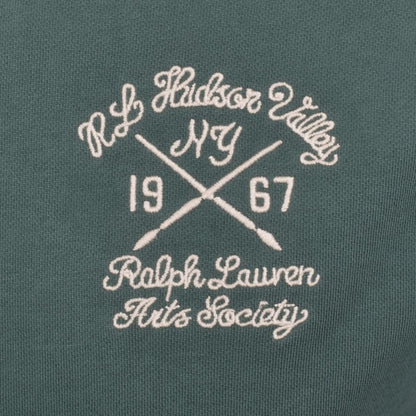 Ralph Lauren Embroidered Hoodie Charter Green