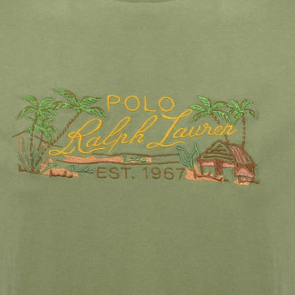 Ralph Lauren Embroidered T Shirt Green