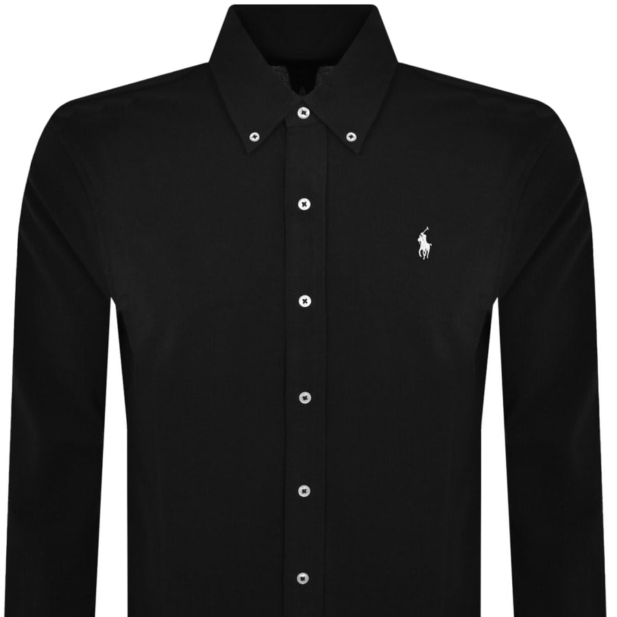 Ralph Lauren Featherweight Mesh Shirt Black