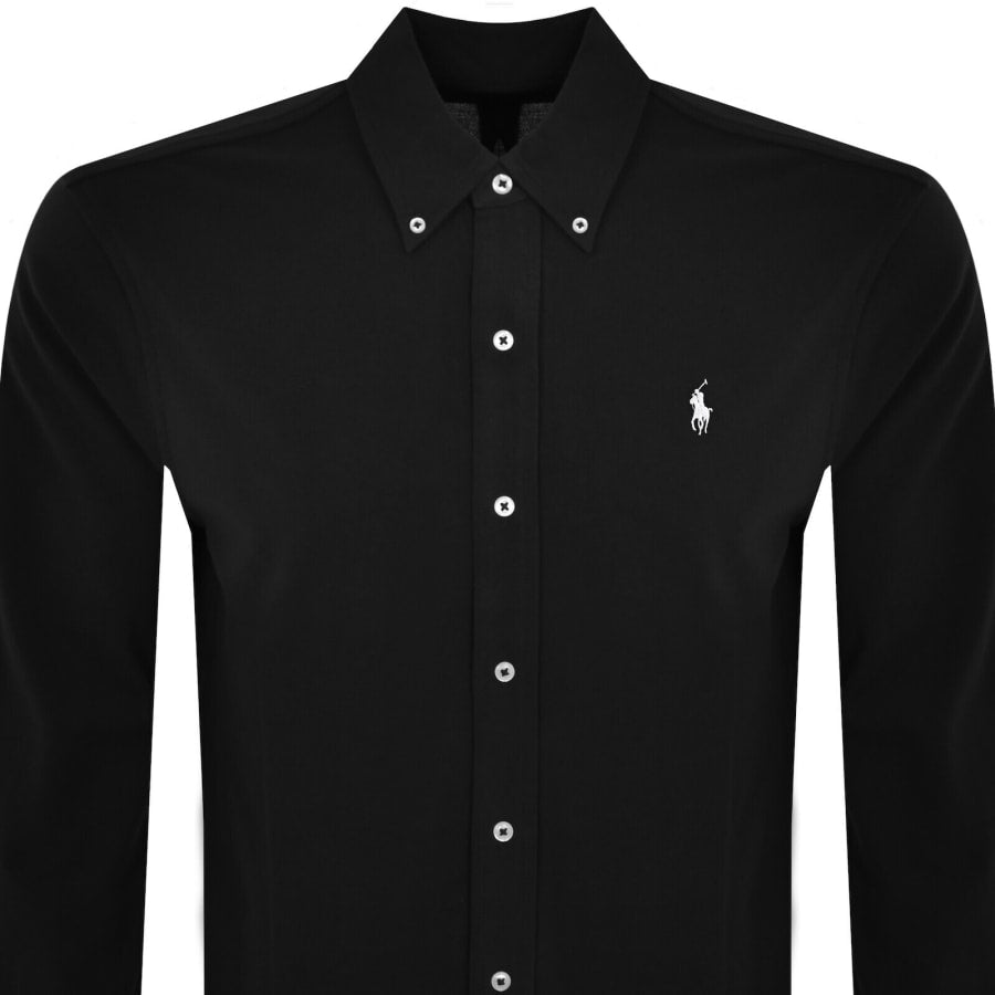 Ralph Lauren Featherweight Mesh Shirt Black