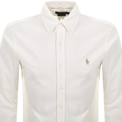 Ralph Lauren Featherweight Mesh Shirt Cream