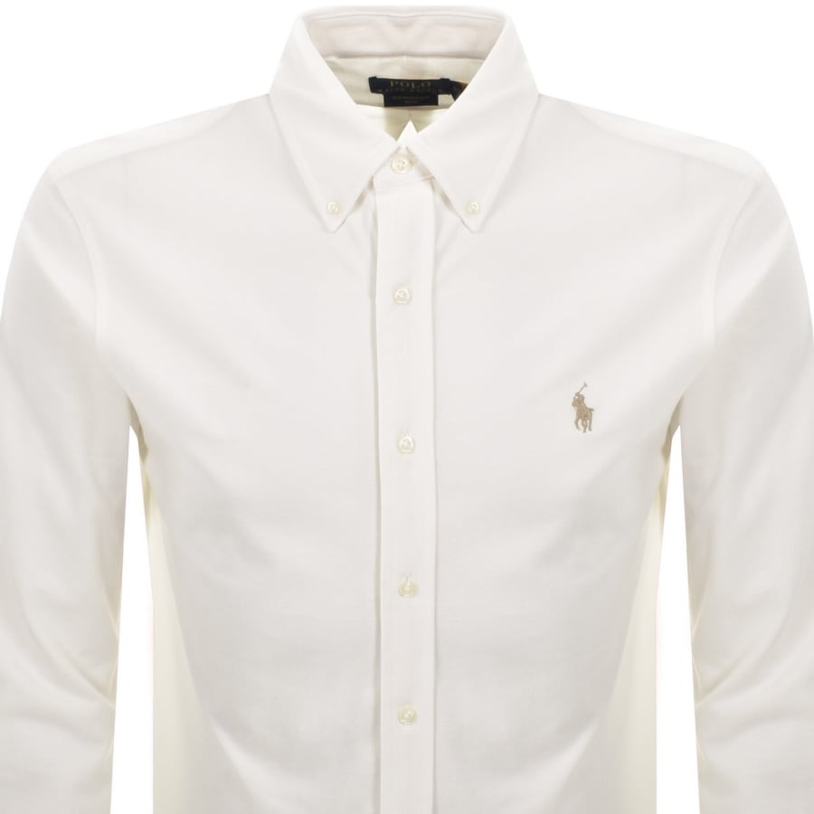 Ralph Lauren Featherweight Mesh Shirt Cream