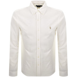 Ralph Lauren Featherweight Mesh Shirt Cream