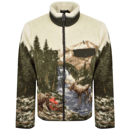 Ralph Lauren Full Zip Fleece Green