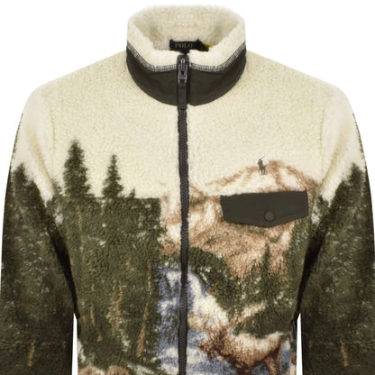Ralph Lauren Full Zip Fleece Green
