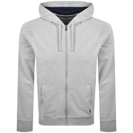 Ralph Lauren Full Zip Hoodie Heather Grey