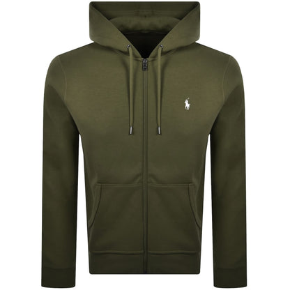 Ralph Lauren Full Zip Hoodie Olive Green