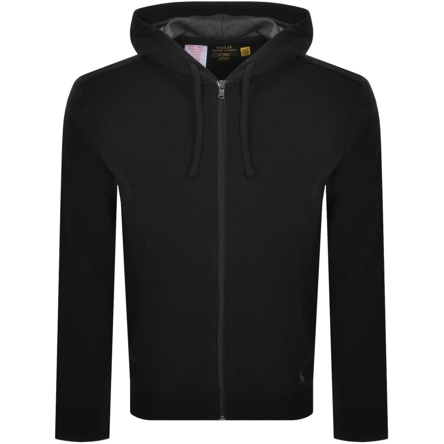 Ralph Lauren Full Zip Hoodie Polo Black