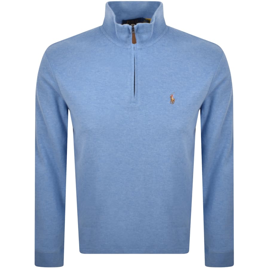 Ralph Lauren Half Zip Sweatshirt Blue
