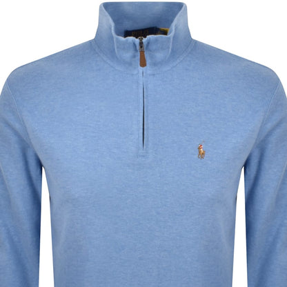 Ralph Lauren Half Zip Sweatshirt Blue