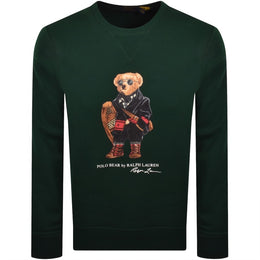Ralph Lauren Holiday Bear Sweatshirt Green