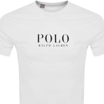 Ralph Lauren Logo Crew Neck T Shirt White