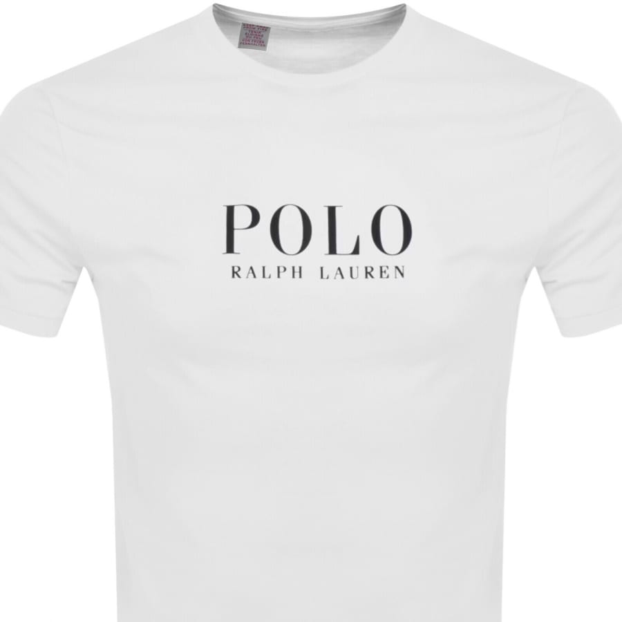 Ralph Lauren Logo Crew Neck T Shirt White