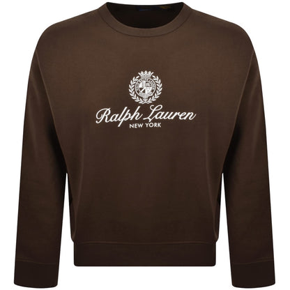 Ralph Lauren Logo Sweatshirt Branch Brown