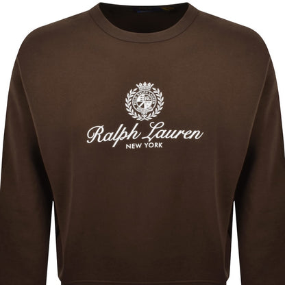 Ralph Lauren Logo Sweatshirt Branch Brown