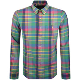 Ralph Lauren Long Sleeve Check Shirt Green