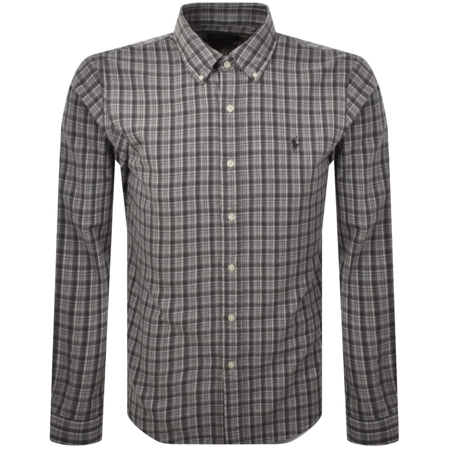 Ralph Lauren Long Sleeve Check Shirt Grey