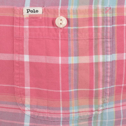Ralph Lauren Long Sleeve Check Shirt Pink