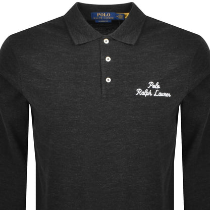 Ralph Lauren Long Sleeved Polo T Shirt Black