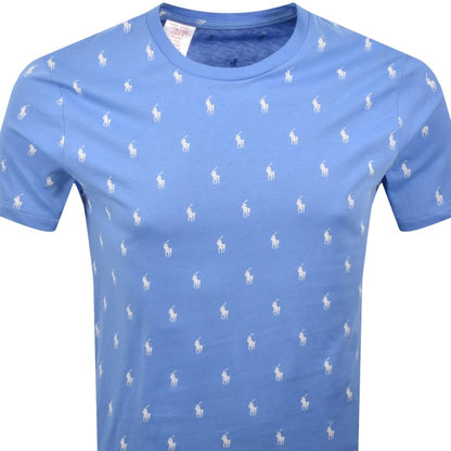 Ralph Lauren Lounge Crew Neck T Shirt Blue