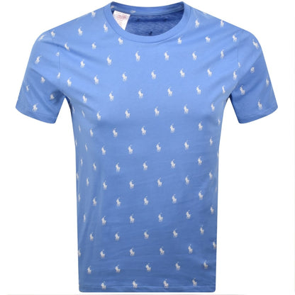 Ralph Lauren Lounge Crew Neck T Shirt Blue