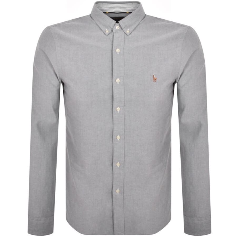 Ralph Lauren Oxford Long Sleeved Shirt Grey