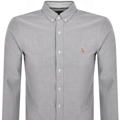 Ralph Lauren Oxford Long Sleeved Shirt Grey